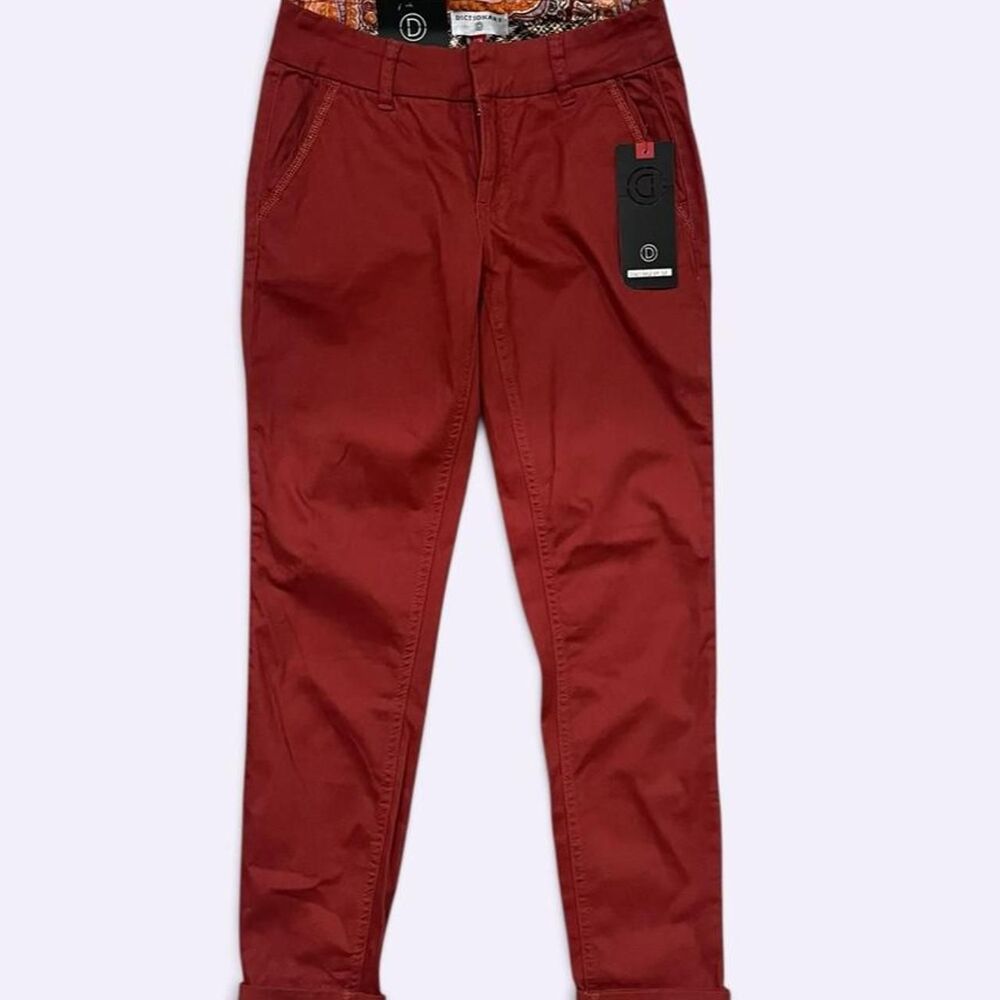 Unbranded Women's Red and Burgundy Trousers